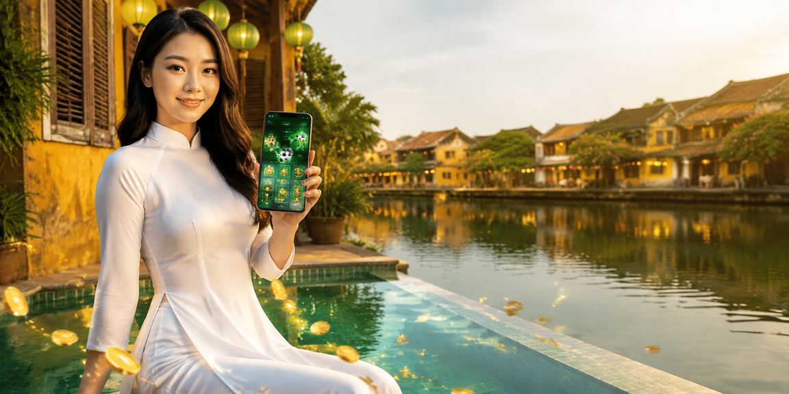 Người dùng tra cứu thông tin casino và cá cược trên ứng dụng tại Hội An